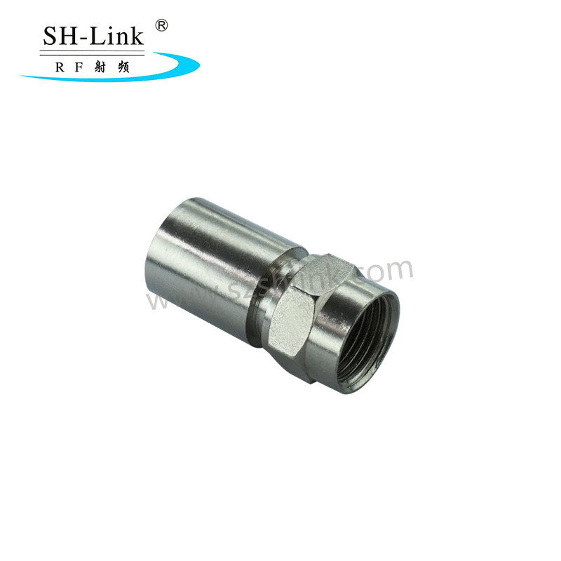 RF coaxial F male connector for rg6 coaxial cable connectors wholesale